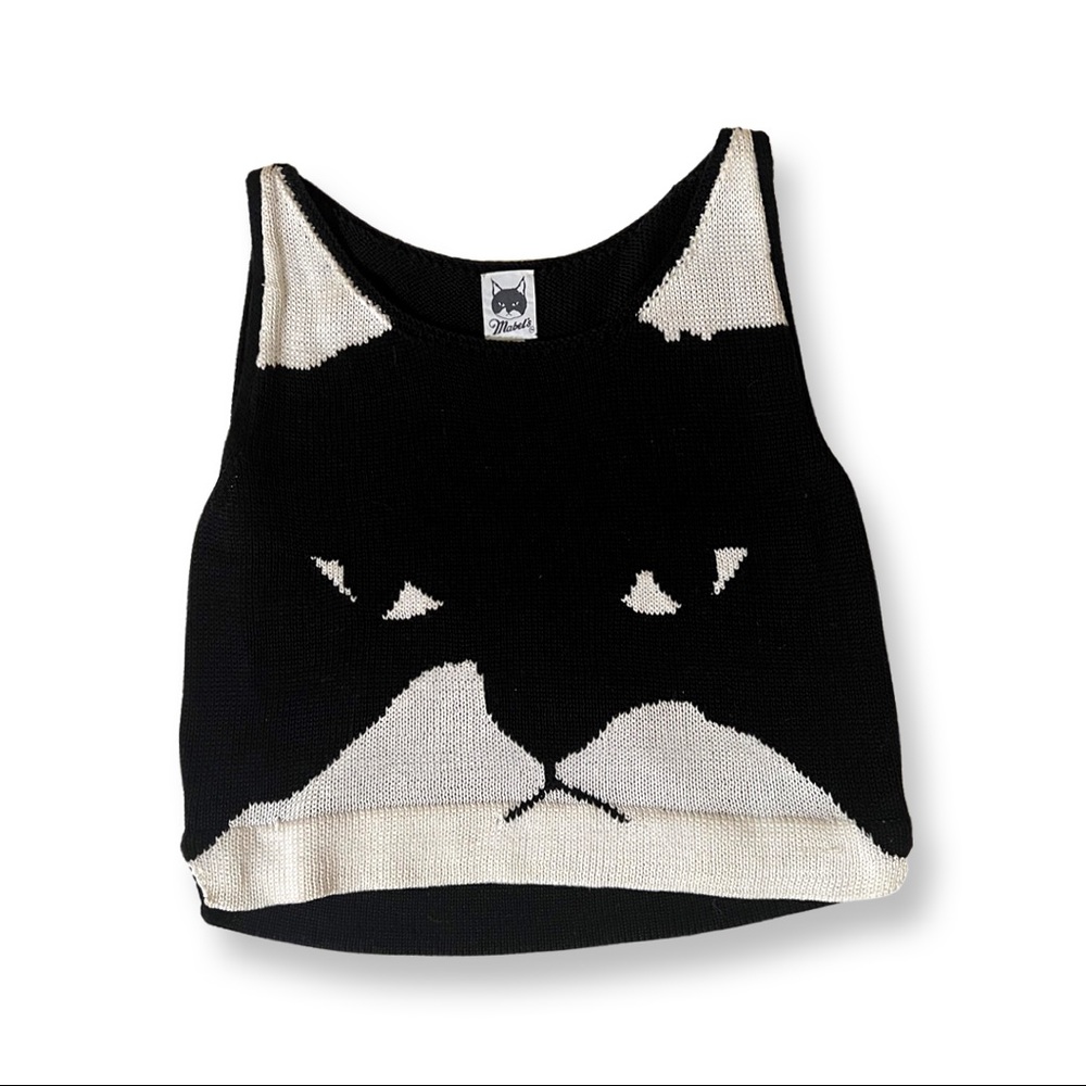 1980s Vintage Cat Sweater